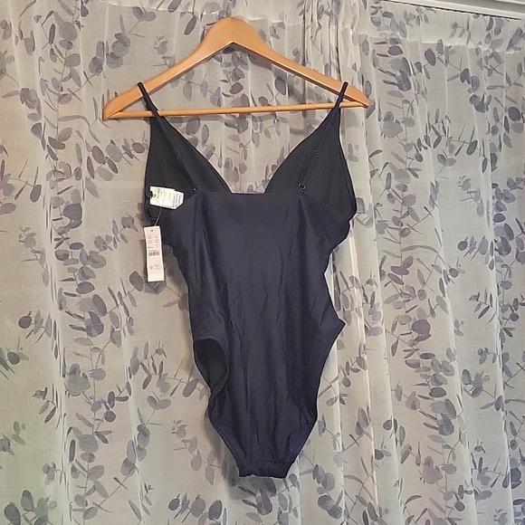 JCrew Plunge one-piece Navy Size 10 - Picture 2 of 7